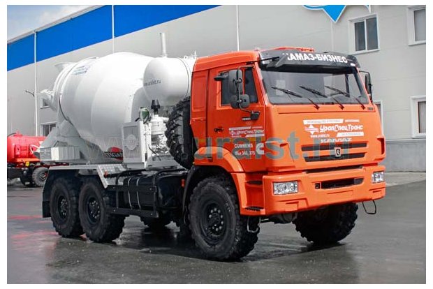Автобетоносмеситель АБС 6АП Камаз 44108