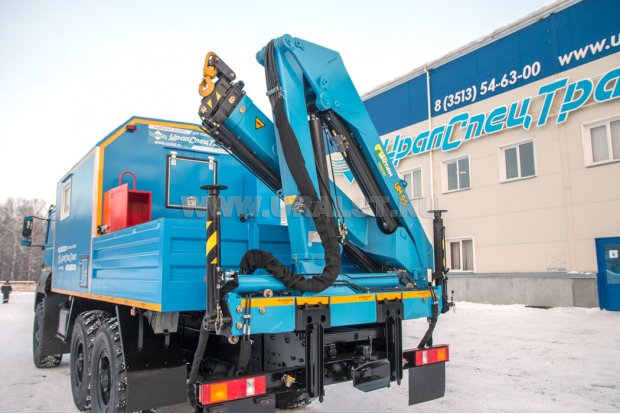 Маслостанция с КМУ ИМ-95 УСТ 5453 Урал-5557-82Е5, сп.м