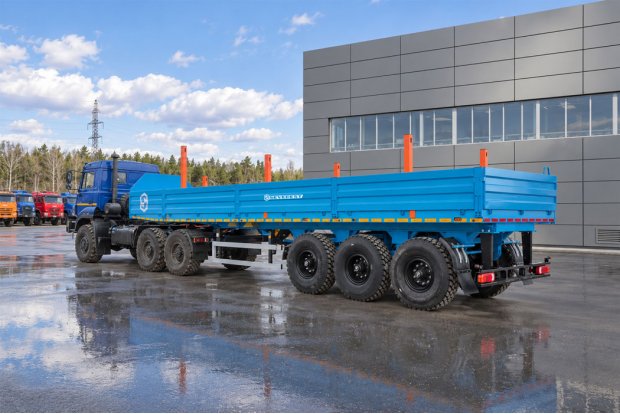 Полуприцеп бортовой ППБ 40-31-12К УСТ 9465 ССУ 1500 шины 14R20