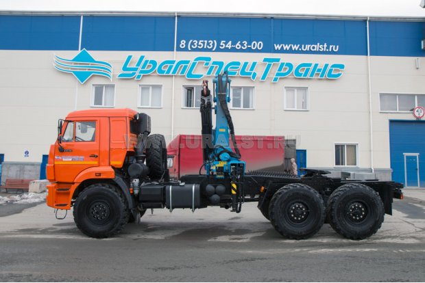Седельный тягач с КМУ ИМ-240 УСТ 5453 Камаз 43118