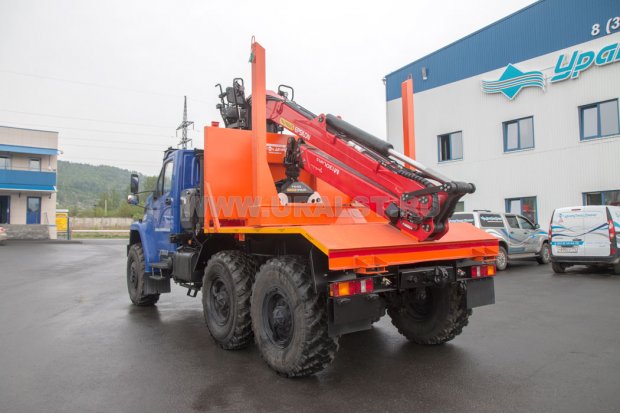 ЛЕСОВОЗ С ГМ EPSILON М130L97 УСТ 5453 УРАЛ 5557 NEXT