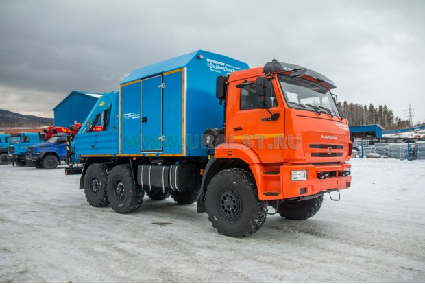 ПАРМ с КМУ ИМ-55 УСТ 5453 Камаз 43118-50