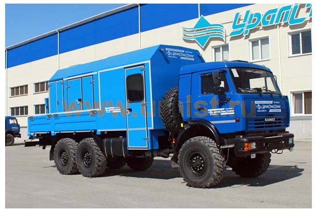 Фургон Камаз Агрегат ремонтно-сварочный с КМУ ИМ-20