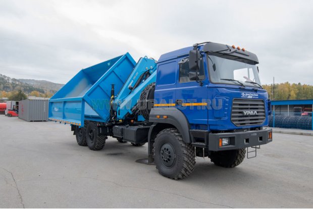 Самосвал АС 7-10 с КМУ ИМ-180-05 УСТ 5453 Урал 4320-4971-80