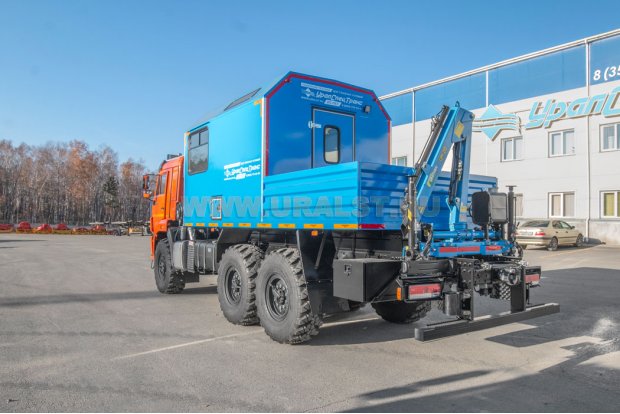 Автофургон АРОК с КМУ ИМ-20 УСТ 5453 Камаз 43118-50 сп.м