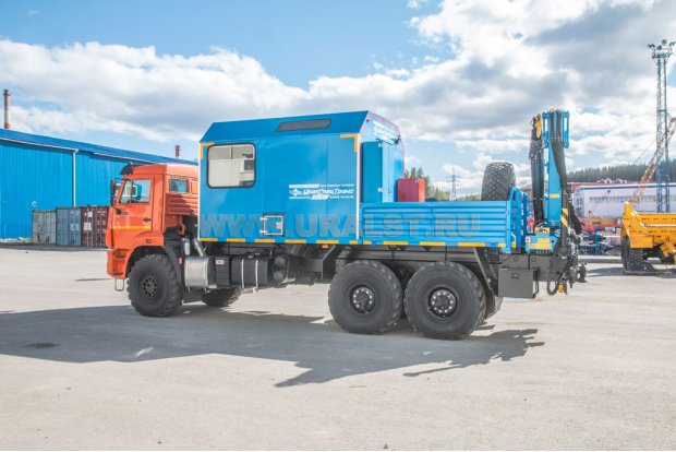 Автофургон АРОК с КМУ ИМ-95 УСТ 5453АВ-19 Камаз 43118-50