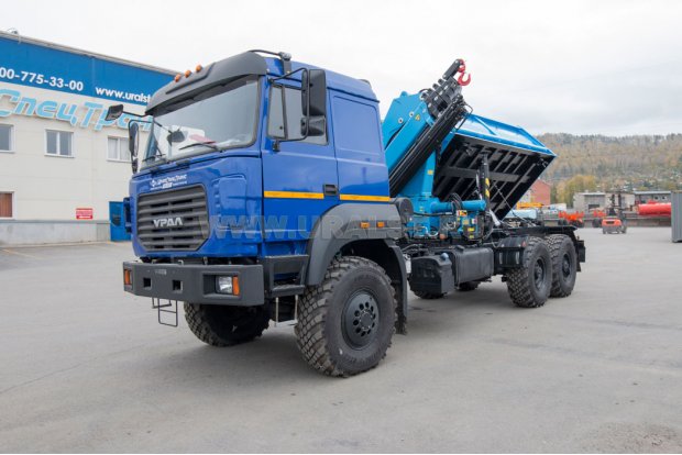 Самосвал АС 7-10 с КМУ ИМ-180-05 УСТ 5453 Урал 4320-4971-80