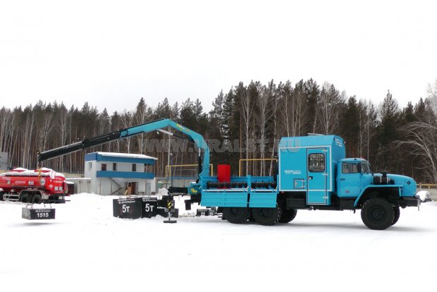 МРМ Урал 4320-72М с КМУ ИМ-150 УСТ-5453