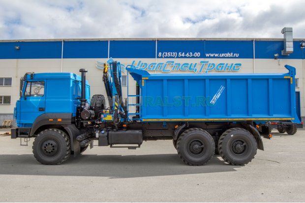 Самосвал 10-16 с КМУ ИМ-95 УСТ 5453 Урал 4320-4971-82