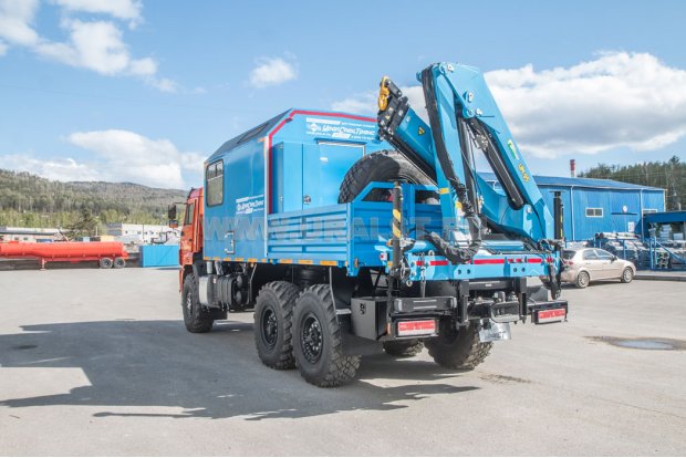 Автофургон АРОК с КМУ ИМ-95 УСТ 5453АВ-19 Камаз 43118-50