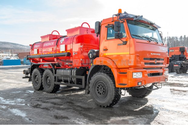 Автотопливозаправщик АТЗ-11-2 УСТ 5453 Камаз 43118-50 два УВТ-25 доработка под ДОПОГ