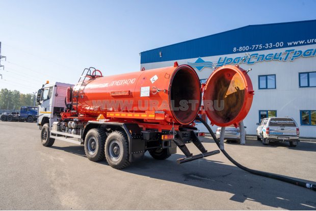 АКН-14Т ОД КО-510 УСТ 5453 SHACMAN SX32586V385 6х6, шины 14 R20 КБ 4575мм ДОПОГ