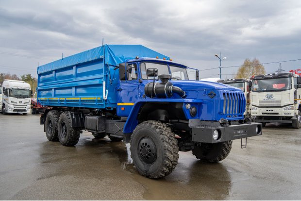 Самосвал АС 10-18 боковая УСТ 5453 Урал 4320-1951-60