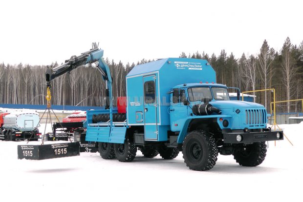 МРМ Урал 4320-72М с КМУ ИМ-150 УСТ-5453