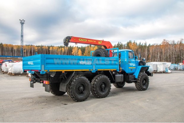 Бортовой с КМУ ИТ-80 (тросовый) УСТ 5453 Урал 5557-1151-72