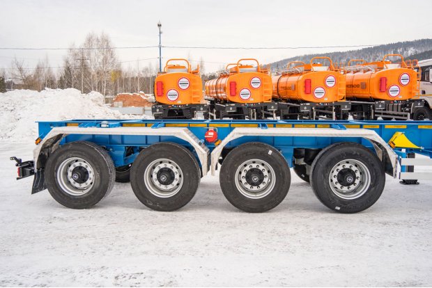 Оси полуприцепа