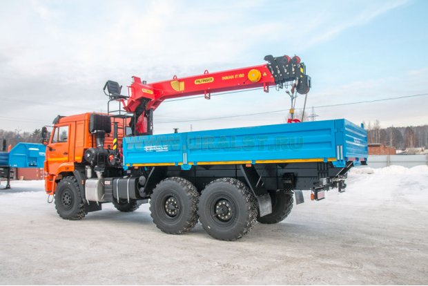 Бортовой с КМУ ИТ-150 (тросовый) УСТ 5453 Камаз 43118