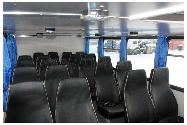 Автобус вахтовый 22+2 сп.м лебедка УСТ 5453 Камаз 5350-66(D5)