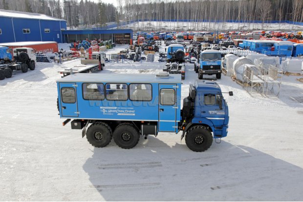 Автобус вахтовый 22+2 лебедка комфорт УСТ 5453 Камаз 5350-66(D5)