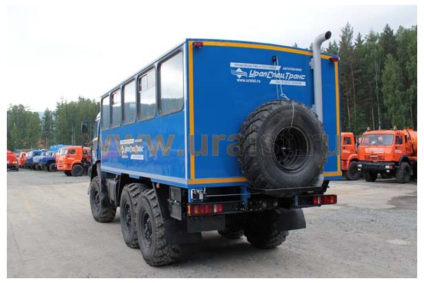 Автобус вахтовый 22+2 2 кондиционера УСТ 5453 Камаз 5350-66(D5)
