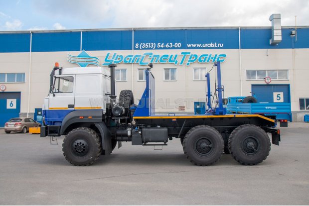 Лесовоз УСТ 5453 Урал М 5557-80Е5 сп.м