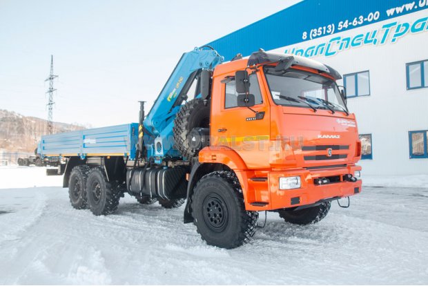 Автомобиль бортовой Камаз 43118-50 с КМУ ИМ-240