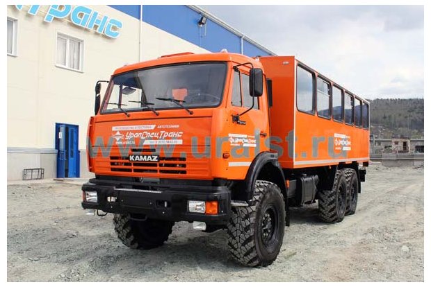 Автобус вахтовый 26+2 люкс УСТ 54535 Камаз 5350-66(D5)