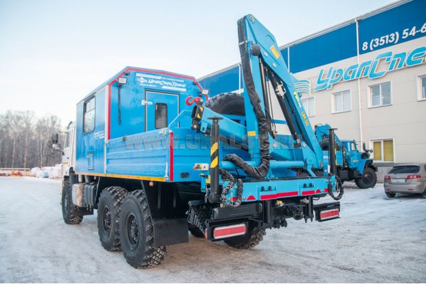 ПАРМ с КМУ ИМ-55 УСТ 5453 Камаз 43118-50 сп. м.