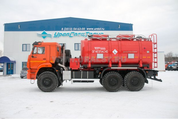 Автотопливозаправщик АТЗ-18-2 УСТ 54535К Камаз 65224 доработка под ДОПОГ
