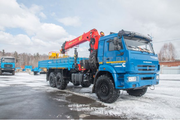 Контейнеровоз Камаз 43118 RR с КМУ ИТ-200