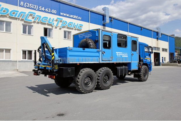 ГПА УСТ 54535 (14+2) с КМУ ИМ-25 Камаз 43118 (Cummins)