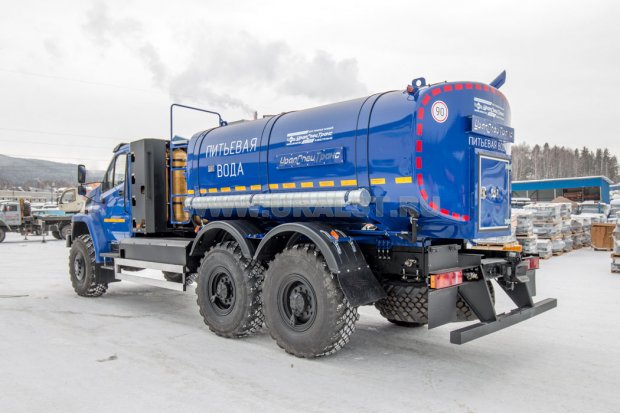 Автоцистерна АЦПТ-10НО УСТ 5453 Урал NEXT 4320-16А36 насос, обогрев