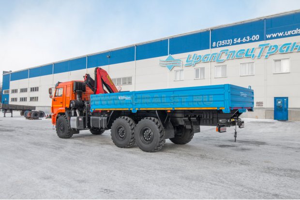 Бортовой с КМУ PK-15500А УСТ 5453 Камаз 43118, сп.м