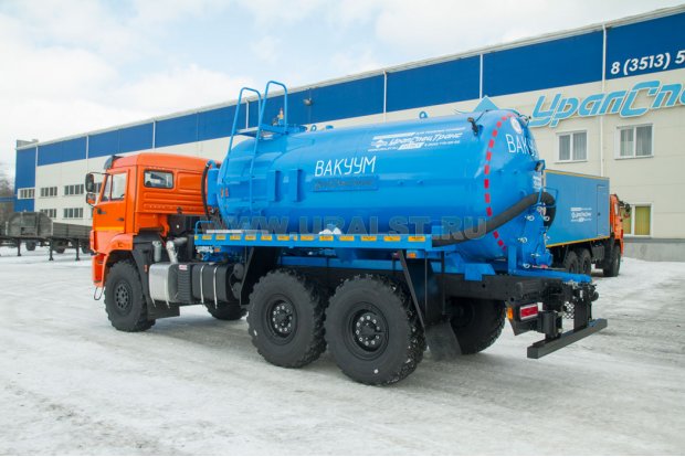 Автоцистерна вакуумная МВ-10 КО УСТ 5453 Камаз 43118-50, ревизионый люк