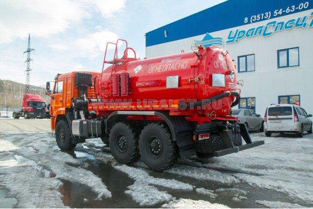 Автоцистерна вакуумная АКН-10-ОД КО УСТ 5453 Камаз 43118-50 сп.м.
