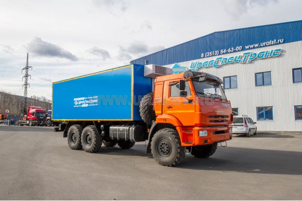 Изотермический фургон с КУ УСТ 5453 Камаз 43118-50 сп. м.
