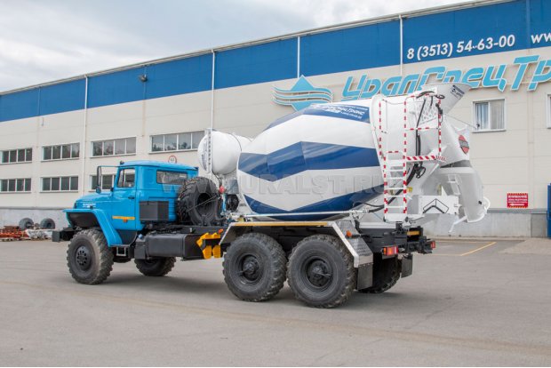 Автобетоносмеситель АБС 6ГП УСТ 54536G Урал 4320-60Е5