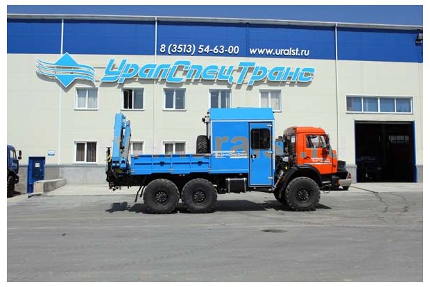ТБМ с КМУ ИМ-95 УСТ 5453 Камаз 43118