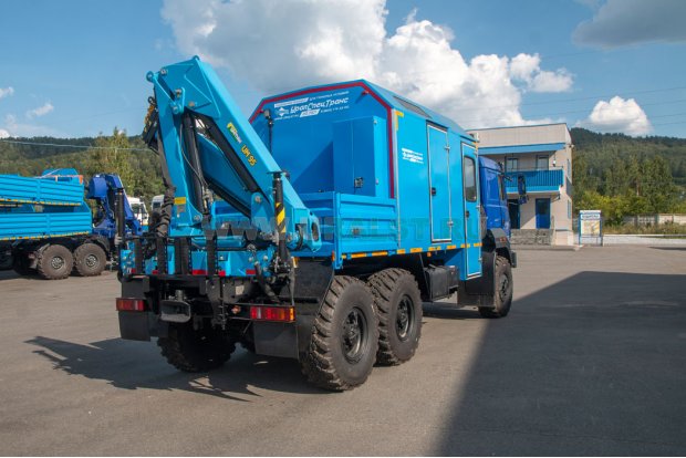 Автофургон АРОК с КМУ ИМ-95 УСТ 5453 Урал 4320-80Е5