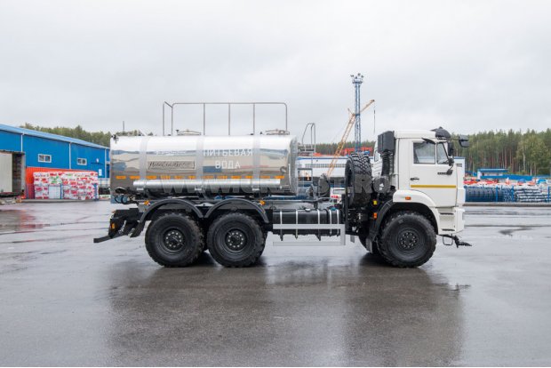 Автоцистерна АЦПТ-8-2НО УСТ 5453 Камаз 43118-50 нерж/нерж.насос, сп.м