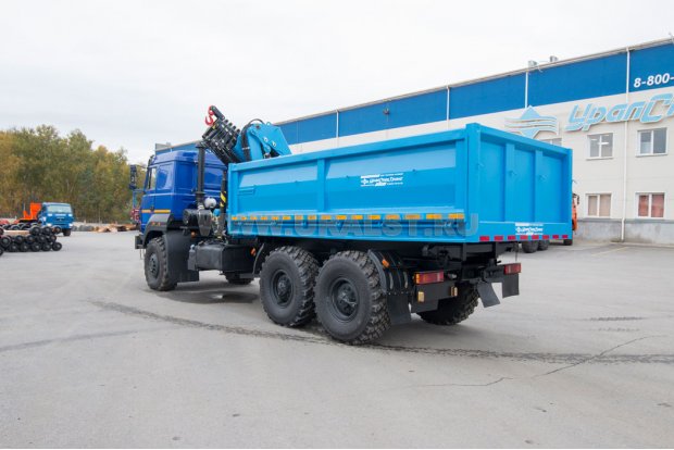 Самосвал АС 7-10 с КМУ ИМ-180-05 УСТ 5453 Урал 4320-4971-80