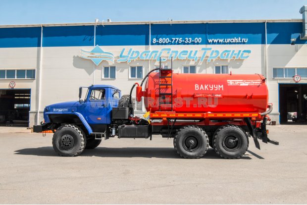 Автоцистерна вакуумная коммунальная МВ-10Т КО УСТ 5453 Урал 4320-1912-40