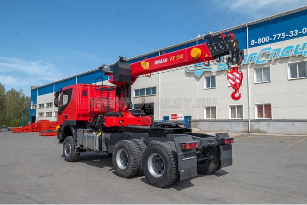 Седельный тягач IVECO-AMT с КМУ ИТ-150
