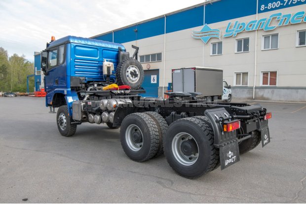 Тягач УСТ 5453 SHACMAN SX32586V385 (6х6), КБ 3775 мм, 315/80R22,5 ДОПОГ 