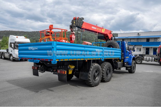 Автомобиль бортовой с КМУ ИТ-150 (тросовый) УСТ 5453 Урал NEXT 4320-72Е5