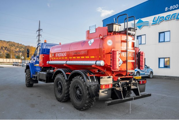 Автотопливозаправщик АТЗ-10Б УСТ 5453 Урал NEXT 4320-72 доработка под ДОПОГ