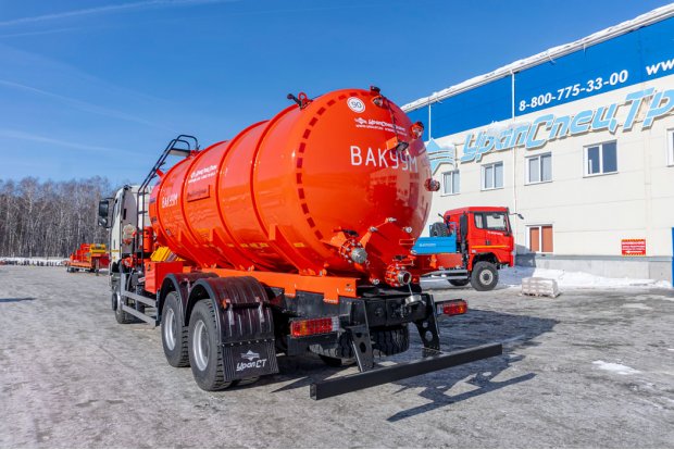 Вакуумная машина МВ-19 КО нерж. 5мм, УСТ 5453 FAW 3250 6Х6, КБ 4800