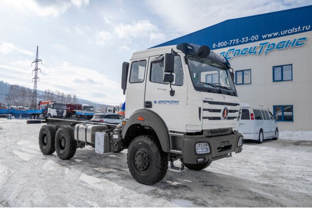 Шасси BEIBEN 3343SA (6х6) для изготовления спецтехники