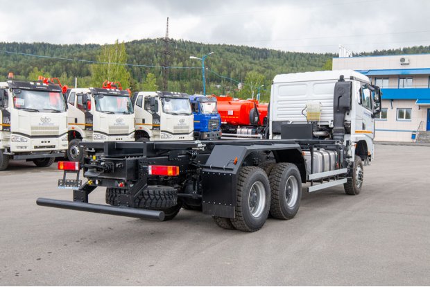  Контейнеровоз УСТ 5453 SHACMAN SX32586V385 6х6, база 4575мм