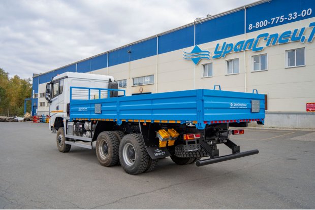 Бортовой контейнеровоз УСТ 5453 SHACMAN (ШАКМАН) SX32586V385 (6х6), база 3775мм ДОПОГ